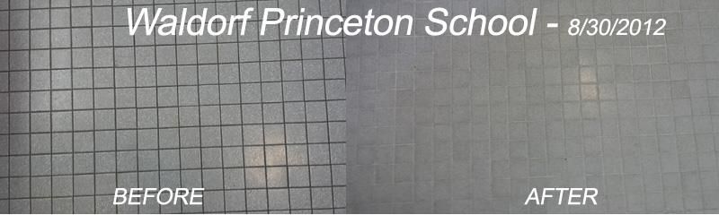 Commercial grout restoration